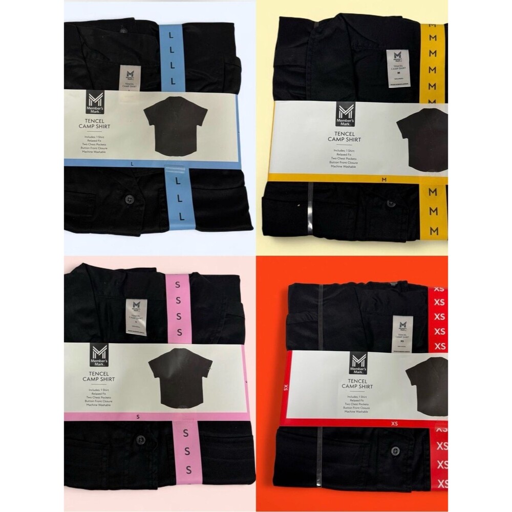 Member's Mark Black Tencel Camp Shirt - Women's